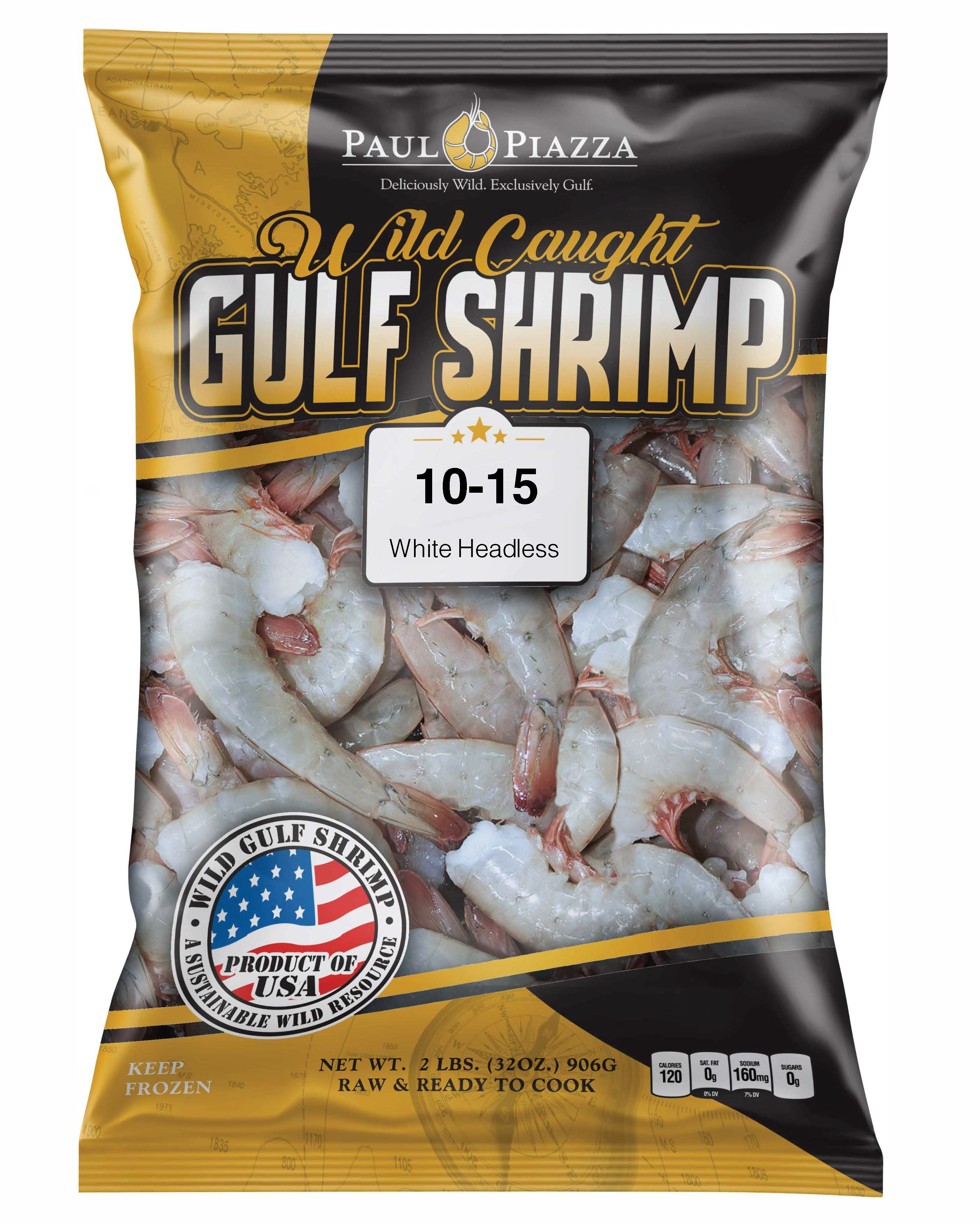 Wild Caught Gulf Shrimp Packaging