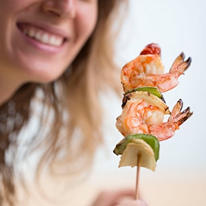 Shrimp have critical nutrients for hair and brain health