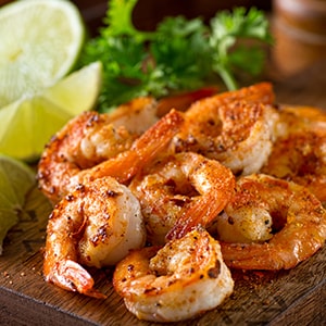 Omega 3 and 6 are critical for wellbeing and shrimp are a great source