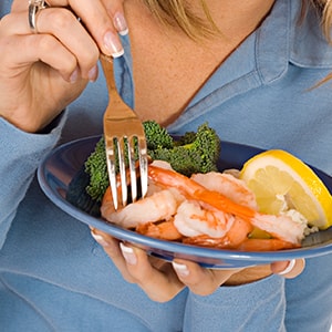Shrimp can provide you with your daily recommended dose of selenium
