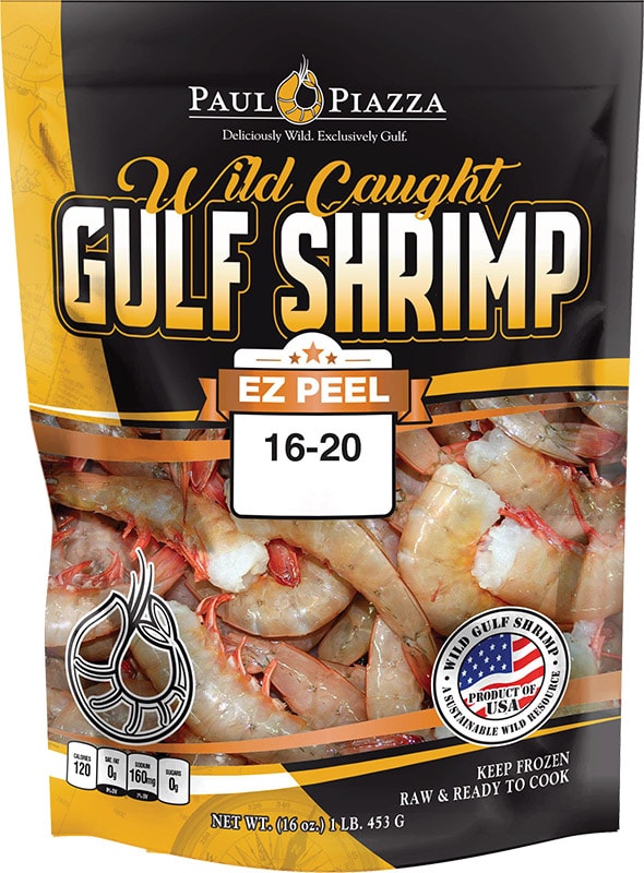 Wild Caught Gulf Shrimp <span>EZ</span> Peel Packaging