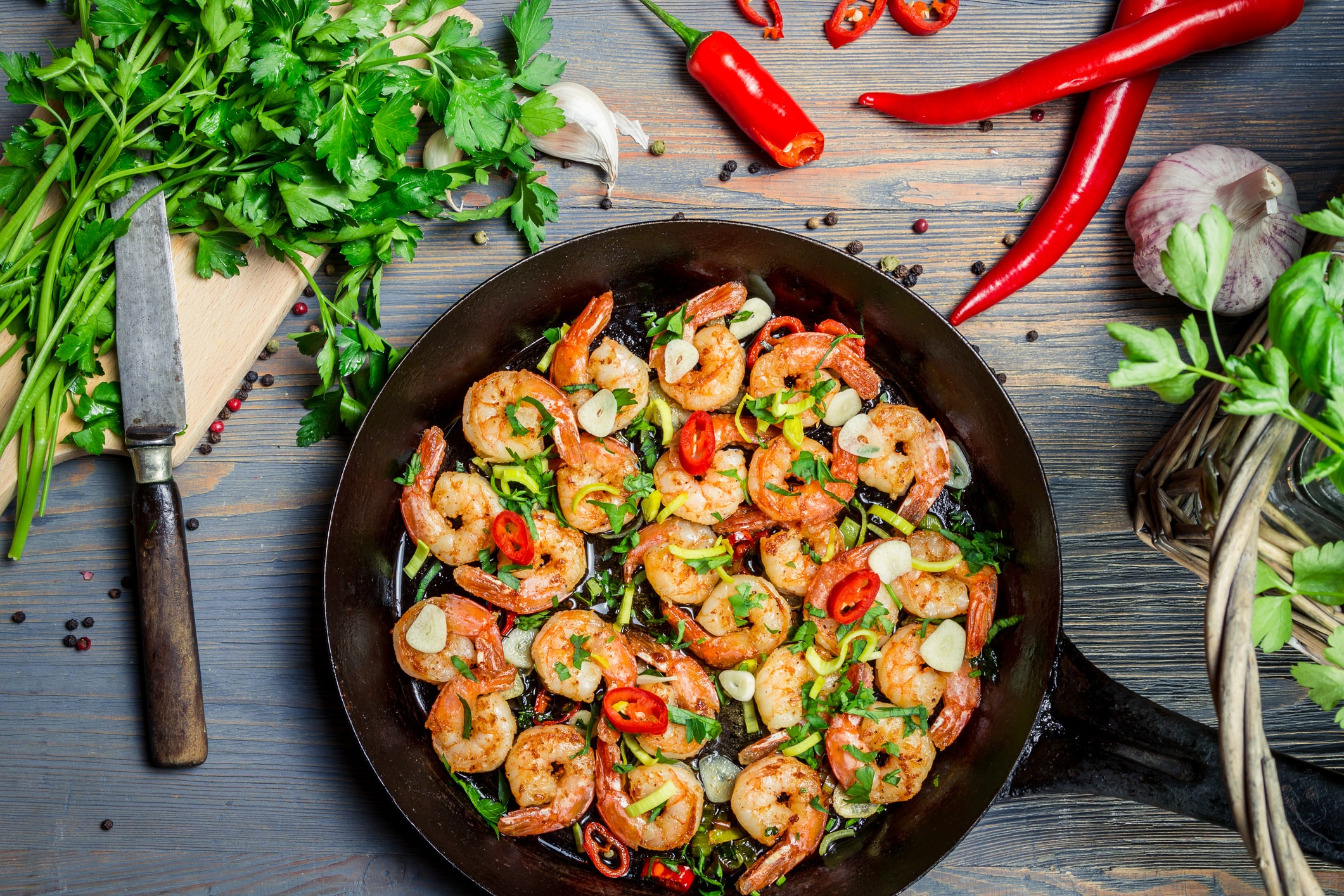 Garlic and Red Jalapeno Shrimp Paul Piazza Shrimp